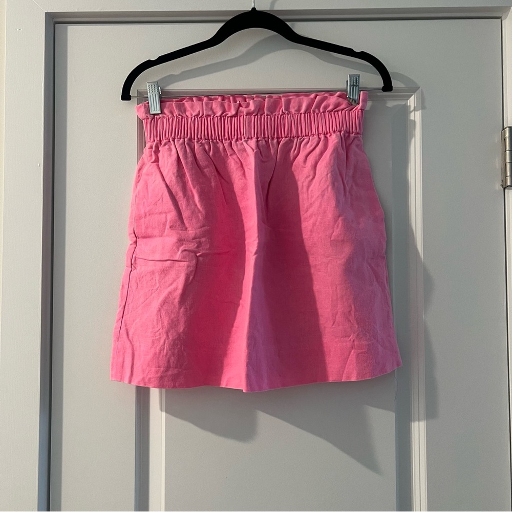 Pink J. Crew Sidewalk Skirt